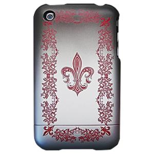 iPhone3G iPhone3GSケース 米国 RebelScholarブランド正規品 レーザーシリーズ Mystic Shadow231 ( シルバー  メタリック スマホケース かぶらない デザイン )｜itempost