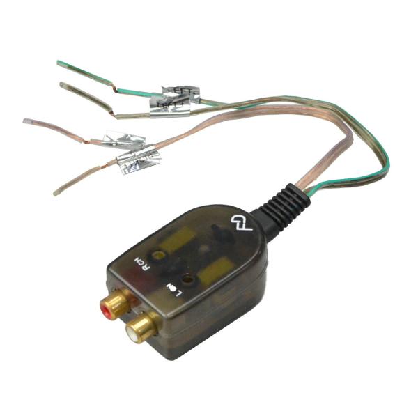 【互換品】CA-HL40C スピーカー出力→RCA変換 2chハイローコンバーター 左右独立感度調整...