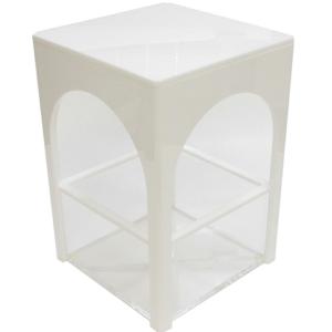 【互換品】(最終在庫処分祭) ief-008WH アクアリウム水槽ホワイトベース 着脱式LEDライト付水槽 熟練した職人の手作り品(ハンドメイド 水槽 インテリア ガーデ