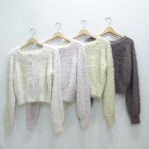 COCODEAL【フェザーボートネックニットカーディガン】76633309