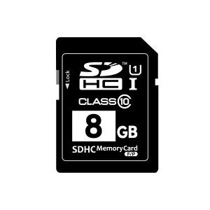 バルク品　SDHCカード Class10 UHS-I 8GB 【返品交換不可】  [-blk]