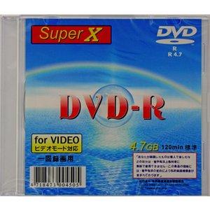 【100枚まとめ買い】 SuperX アナログ録画・データ用 DVD-R メディア【在庫限りアウトレ...