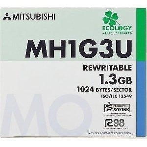 【アウトレット】三菱化学メディア 5.25インチ MOディスク 1.3GB （1024バイト／セクタ...