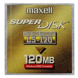 【アウトレット】マクセル SuperDisk（スーパーディスク）ブラック 1枚 Windowsフォー...