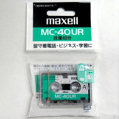 【アウトレット】   maxell マイクロ カセットテープ ノーマルポジション 40分 1本