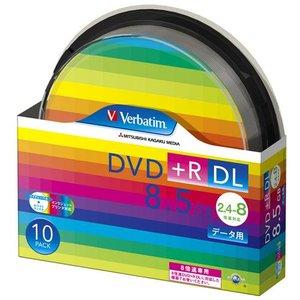 【お取り寄せ】 Verbatim DVD+R DL データ用 8.5GB 2.4-8倍速対応 10枚...