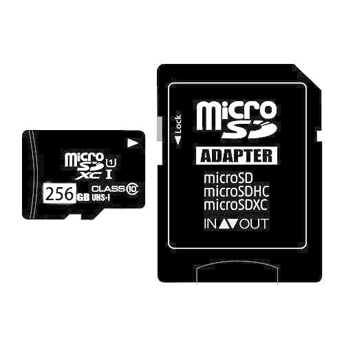 バルク品、microSDXCカード256GB Class10 UHS-I対応 MFMCSDXC10X...