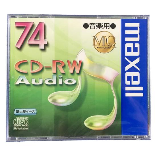 【アウトレット】 マクセル 音楽用 CD-RW 74分(650MB) 1倍速対応 1枚 CDRWA7...