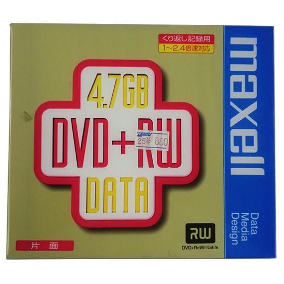 【アウトレット】 マクセル データ用 DVD+RW 4.7GB くり返し記録用 2.4倍速対応 1枚...