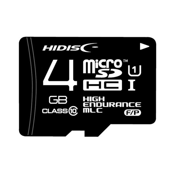 HIDISC MLC採用高耐久 microSDHCカード 4GB KIOXIAチップ採用 HDMCS...