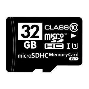 バルク品、microSDHCカード 32GB Class10 SD変換アダプター/プラケース付 MF...