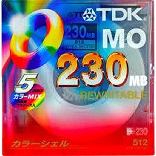 【アウトレット】TDK 3.5インチ MOディスク 230MB Windows/MS-DOSフォーマ...