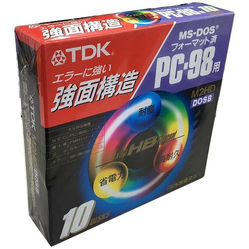 TDK 5インチ 2HD フロッピーディスク PC-98用フォーマット済み 10枚入 M2HD-PC...