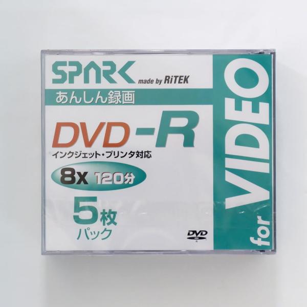 【100枚セット】SPARK アナログ録画用 DVD-R 4.7GB 5枚 ｘ 20個 まとめ買い・...