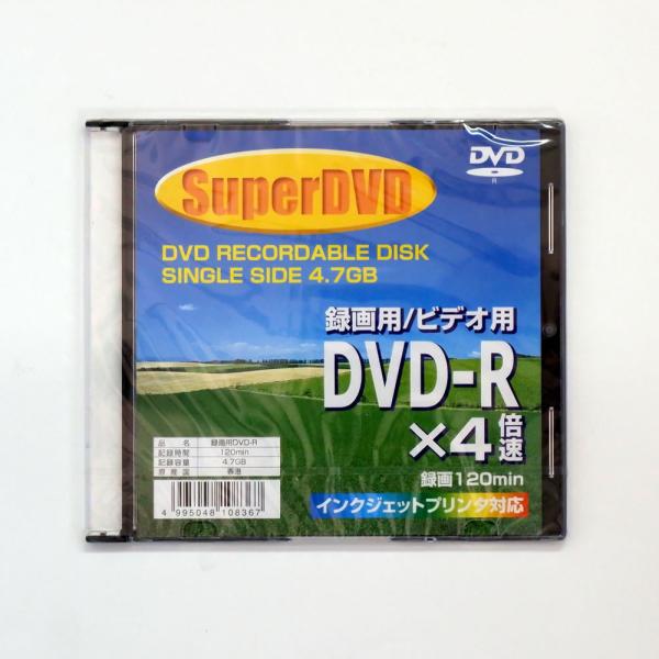 【アウトレット】まとめ買い！箱売り品 SuperDVD アナログ録画用 / データ記録用 DVD-R...