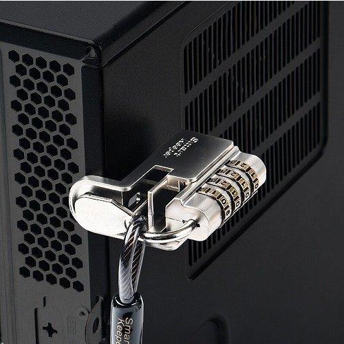 HIDISC SmartKeeper ESSENTIALシリーズ ダイヤル式 PCロック ワイヤーケ...