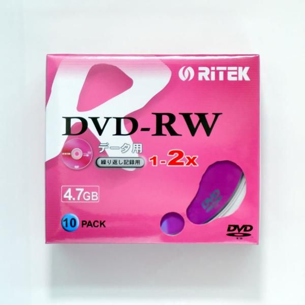 【400枚まとめ売】RITEK DVD-RW データ用 10枚_Outlet【返品交換不可】**