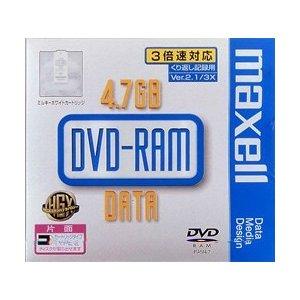 カートリッジ式 4.7GB DVD-RAMメディア　maxell DRMC47B.1P**