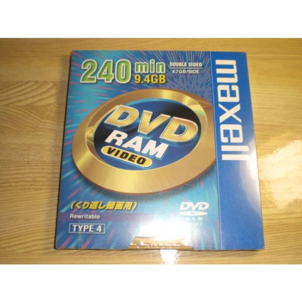【アウトレット】マクセル くり返し録画用 DVD-RAM 240分 1枚 カートリッジタイプ**