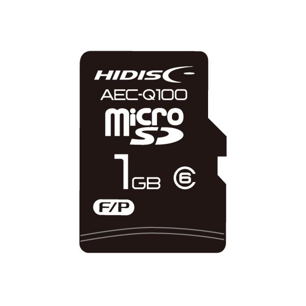 AEC-Q100対応 HIDISC 車載用途向けSLCチップ搭載 microSDカード 1GB HD...