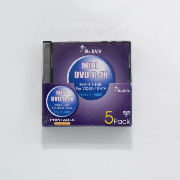 [200枚まとめ売り] MR.DATA 8cm アナログ録画用DVD-R Mini DVD-R 4x...