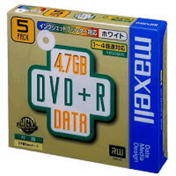 【100枚まとめ買い】【アウトレット】マクセル データ用DVD+R 4.7GB 4倍速 5枚×20パ...