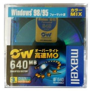 マクセル 日本製 3.5インチ MOディスク 高速 640MB 3枚