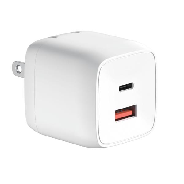 HIDISC Type-AとType-Cが2台同時に充電できるUSB充電器 3A 2ポートHD-AC...