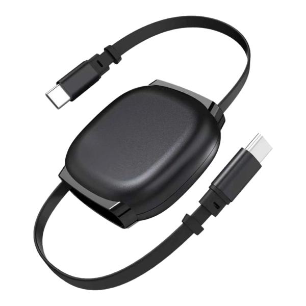 HIDISC 巻き取り式 Type-C ケーブル 1m PD60W データ通信対応 急速充電 スマホ...