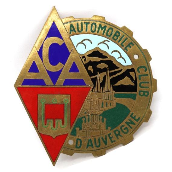 Automobile Club d&apos;Auvergne エンブレムプレート