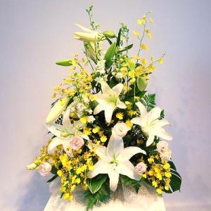 供花　アレンジ和花　\25,000