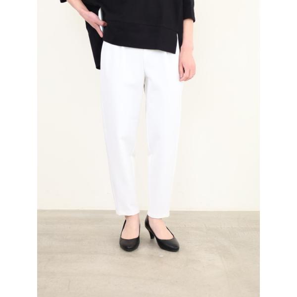 【ma couleur】ダブルクロスストレッチテーパードパンツ
