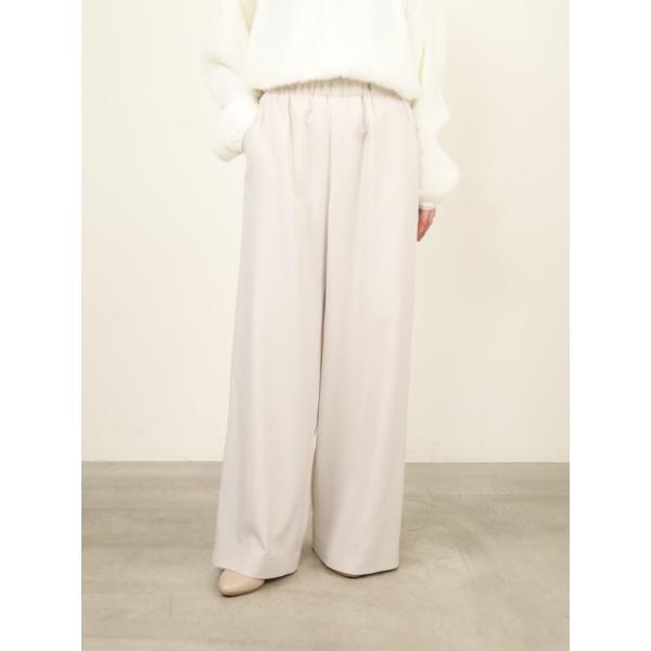 【trois】ソフィーツイルワイドイージーパンツ