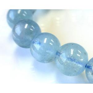 アクアマリン ブラックベリル シーン 入り 高品質 ブレスレット 11.8mm