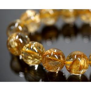 タイチンルチル ブレスレット 15mm玉 No.22