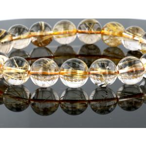 タイチンルチル ブレスレット 12mm玉 No...の詳細画像4