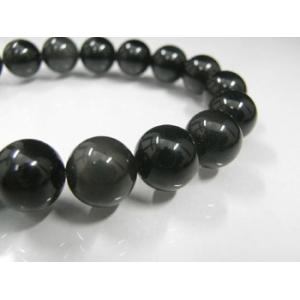 レインボーオブシディアン（黒耀石）ブレスレット10mm玉