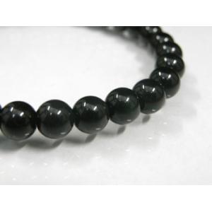 レインボーオブシディアン（黒耀石）ブレスレット6mm玉