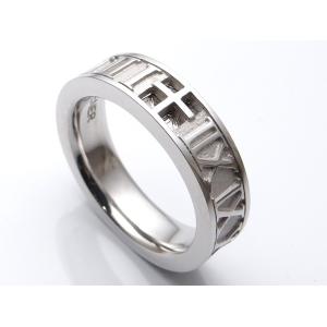 Atlas cross 4cut リング　- SILVER -