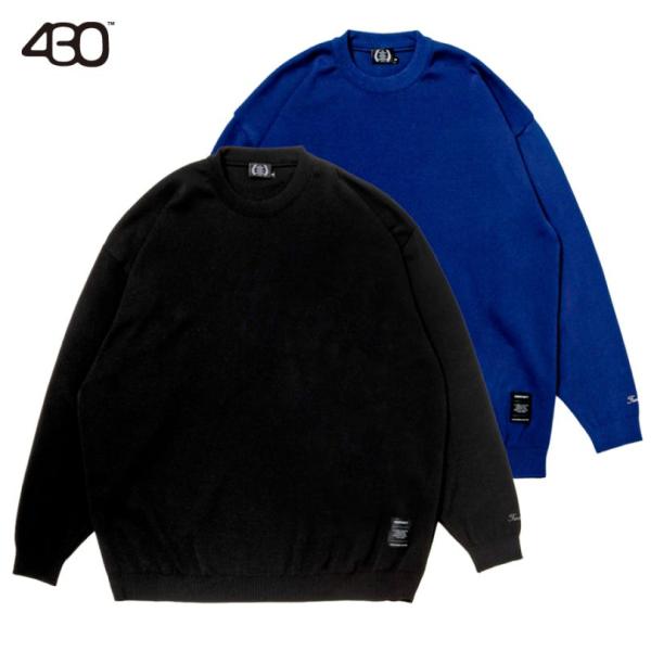430 : L/S RLX KNIT C&amp;S