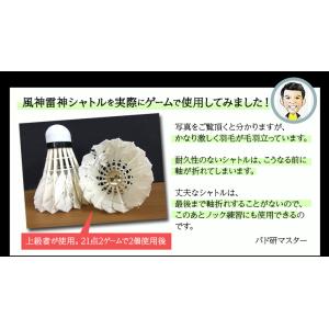 バドミントン シャトル 風神雷神シャトル 練習...の詳細画像5