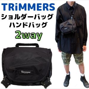 トリマーズ TRiMMERS ショルダーバッグ ななめ掛け ハンドバッグ 手持ち 丈夫 高品質 スペクトラ 軽量 撥水 旅行 カジュアル おしゃれ 防弾素材 黒 セール 特別｜itempost