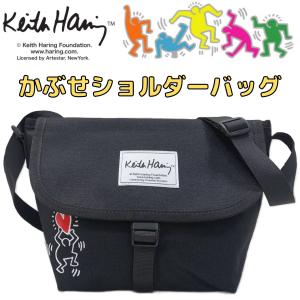 キースへリング Keith Haring ショルダーバッグ ミニショルダー かぶせショルダー 人気 おしゃれ かわいい かっこいい ブランド 黒 ロゴ 斜め掛け｜itempost