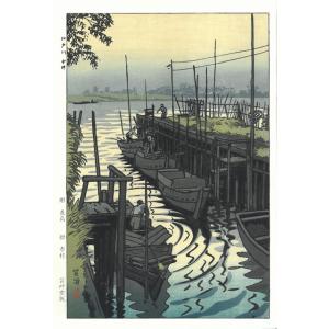笠松紫浪木版画 sk15 江戸川今井ー Shir...の商品画像