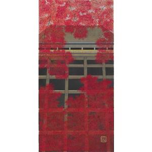 加藤晃秀 木版画 No27 紅葉舞台ーTeruhide Katoー