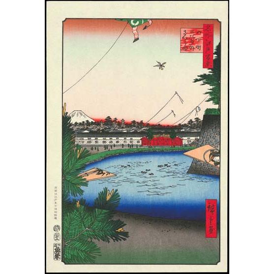 No3 山下町日比谷外さくら田ー江戸百景 歌川広重 The Hiroshige 100 Famous...