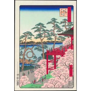 No11 上野清水堂不忍ノ池ー江戸百景 歌川広重 The Hiroshige 100 Famous Views of Edoー