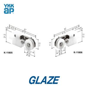YKKap 純正品 戸車 網戸用 左右5セット...の詳細画像1