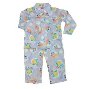 女の子 パジャマ Ｅ天竺プリンセス転写Ｐｔシャツ 【春・秋】 ピンク・パープル 長袖・長ズボン ポリ...