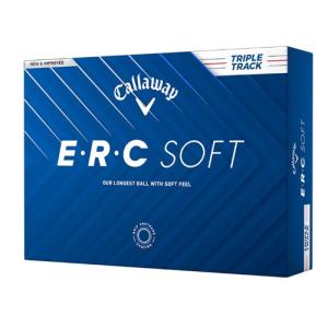 【送料無料】【正規品】キャロウェイ■ERC SOFT■トリプルトラック■2025年モデル■ゴルフボール■ホワイト■1ダース